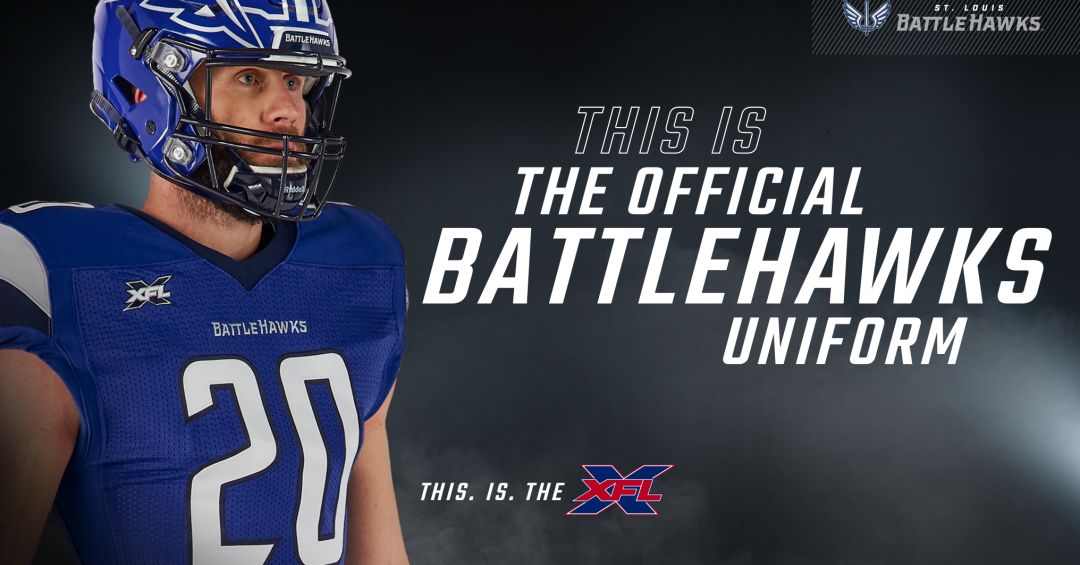 St. Louis Battlehawks Unveil Inaugural Uniforms