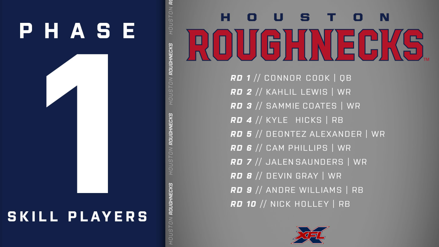 Houston Roughnecks XFL Draft Recap - XFL News and Discussion
