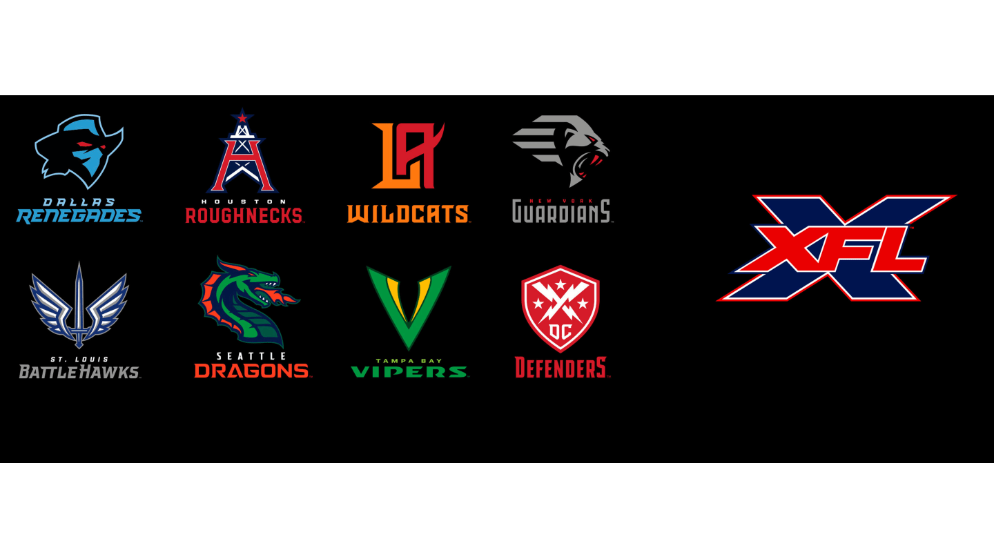 The XFL reveals its new team names and logos