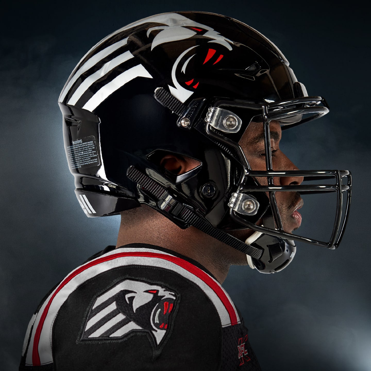 XFL NY Guardians Uniform Concept. The back of the gargoyle