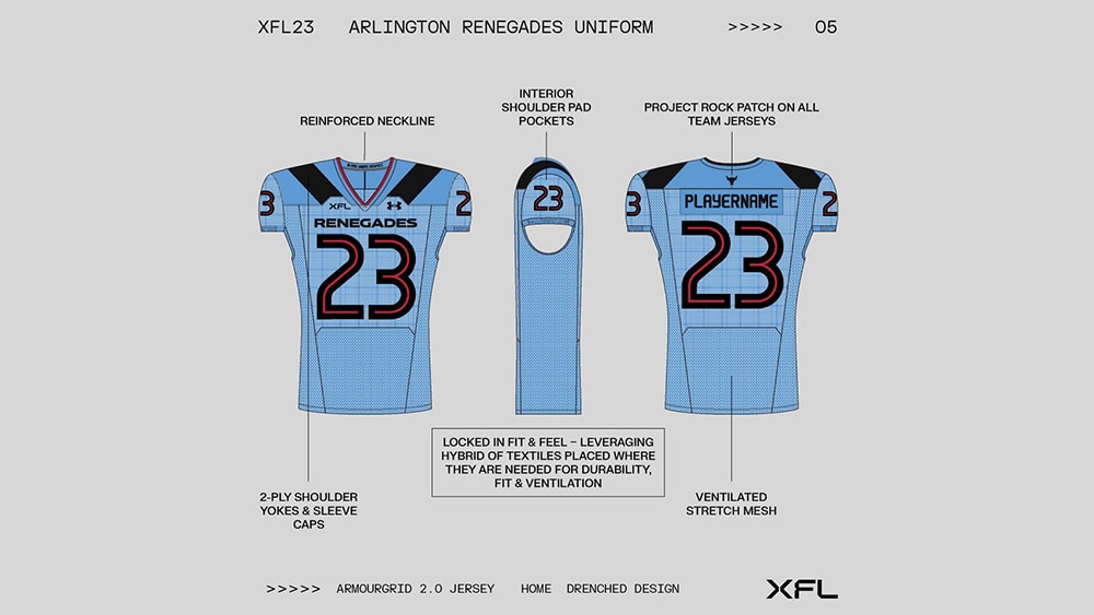 Xfl renegades jersey sales